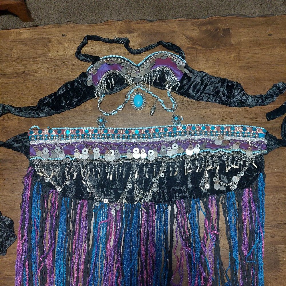 Handmade tribal fusion bellydance costume